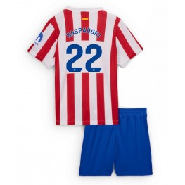 Atletico Madrid Giacomo Raspadori #22 Thuis tenue Kids 2025-26 Korte Mouw (+ Korte broeken)